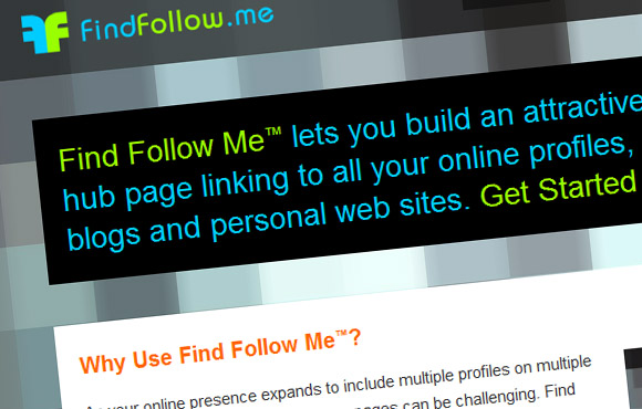 Find Follow Me Web Site Screenshot
